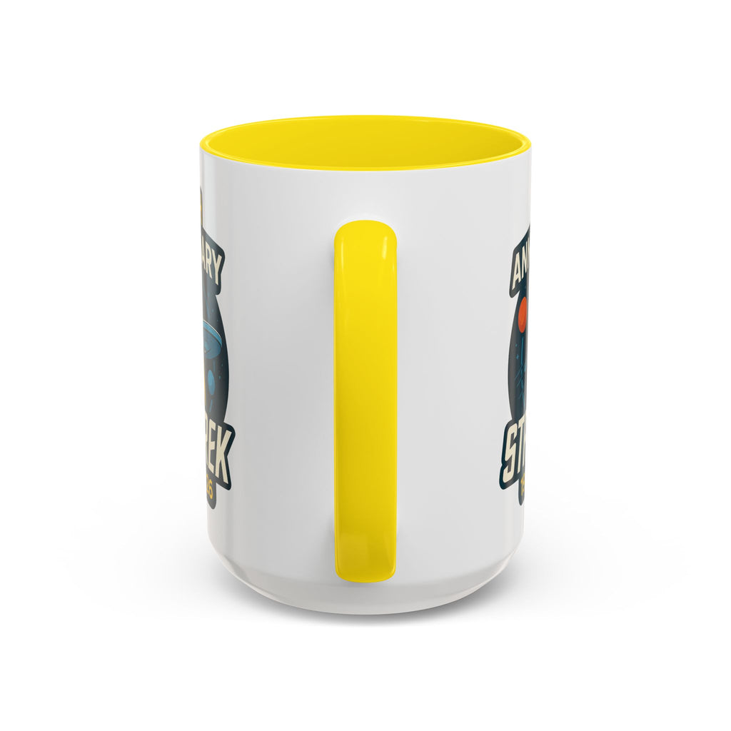 Coffee Mug - Retro Starship Anniversary Design
