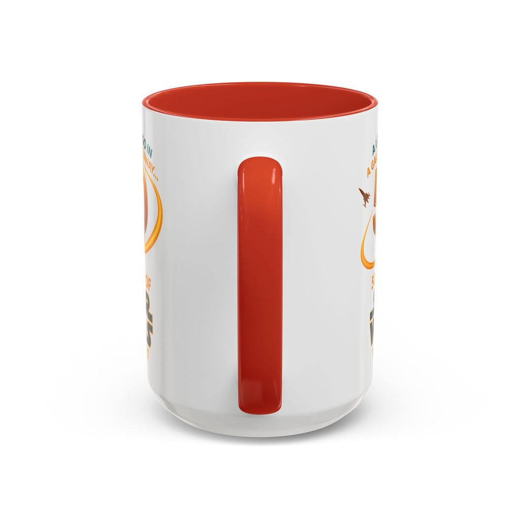 Star Wars 50th Anniversary Accent Coffee Mug — “A Long Time Ago in a Galaxy Far, Far Away” (1977–2027)