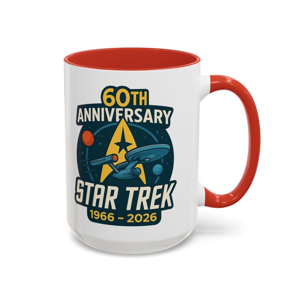 Coffee Mug - Retro Starship Anniversary Design