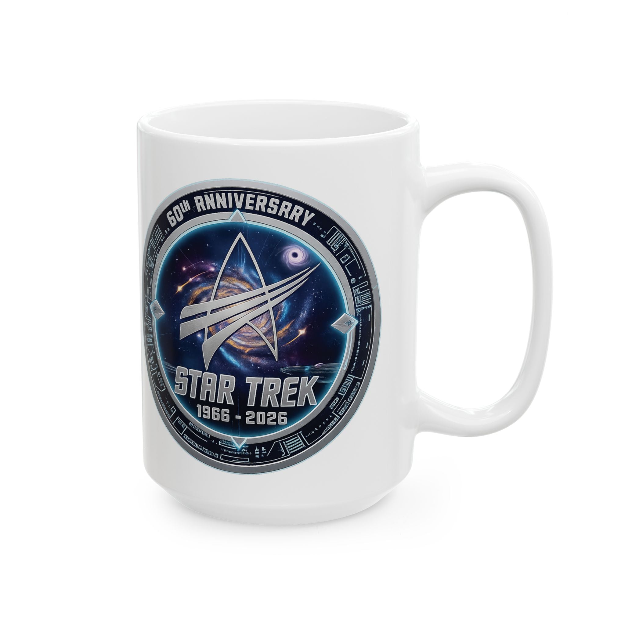Star Trek Anniversary Mug Circular Design