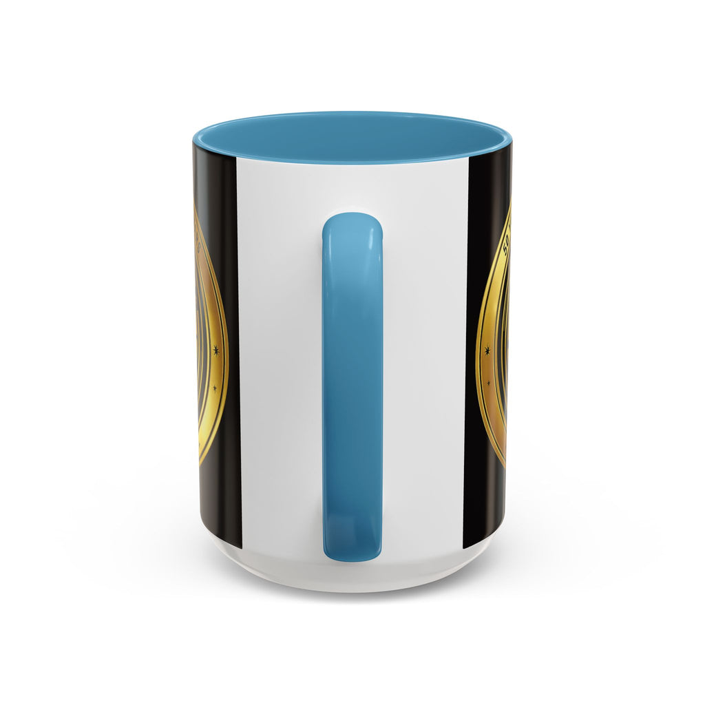 50th Anniversary Star Wars Coffee Mug — 1977–2021 Gold Emblem Accent Mug (11/15 oz)