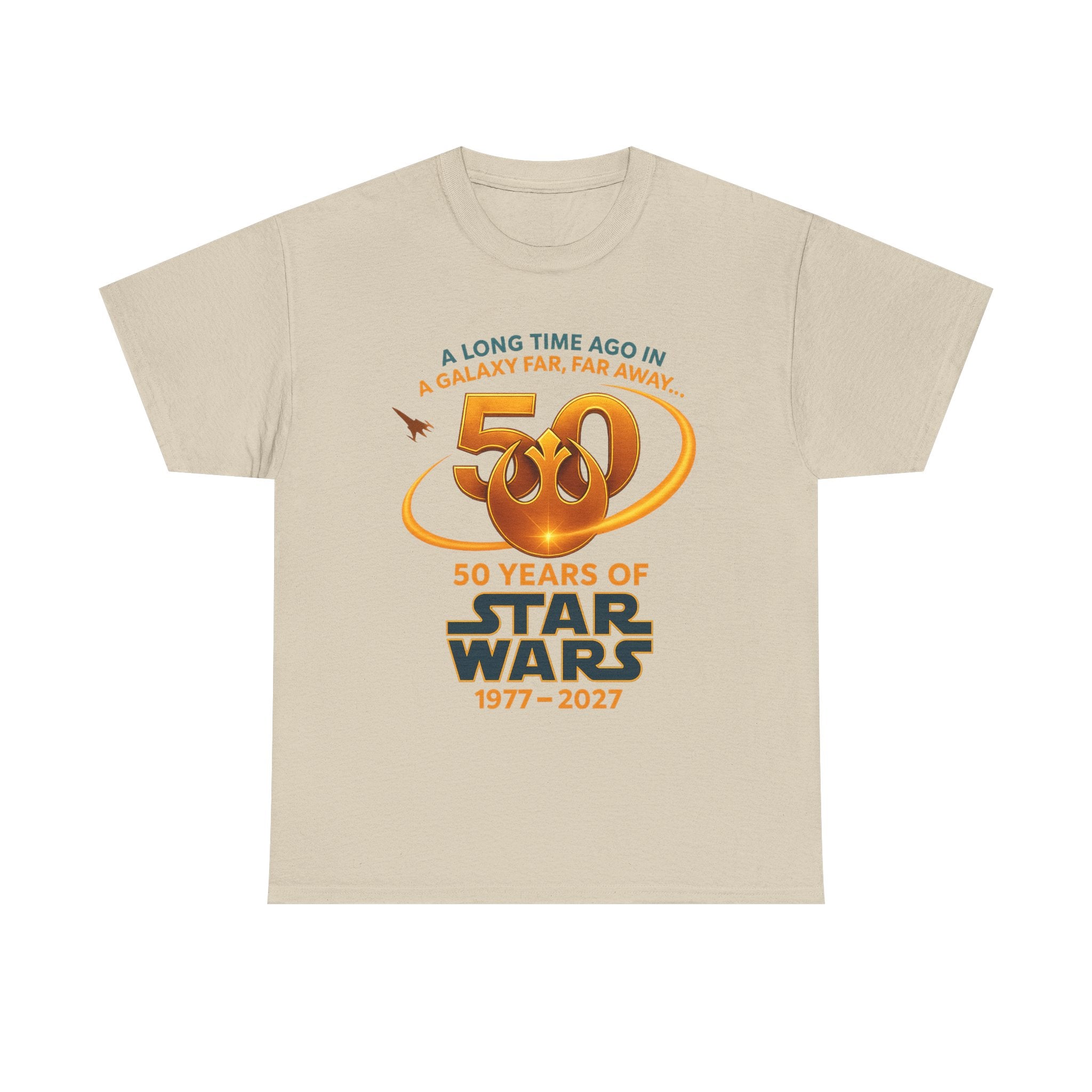 Star Wars 50th Anniversary Tee — "A Long Time Ago" 1977–2027 Commemorative Shirt