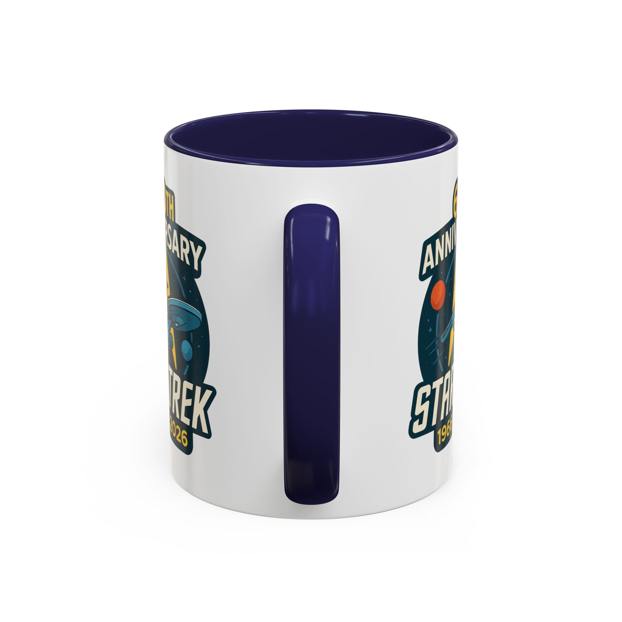 Coffee Mug - Retro Starship Anniversary Design