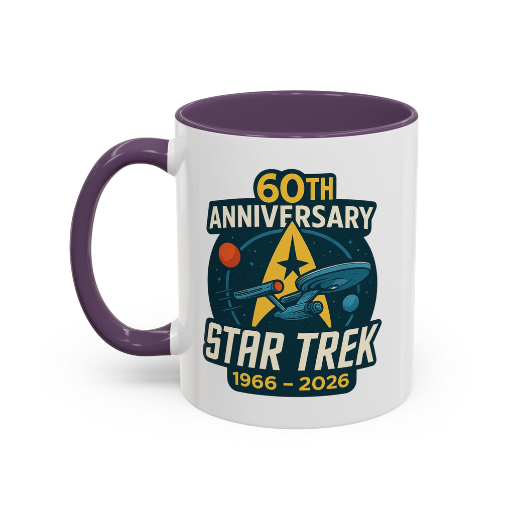 Coffee Mug - Retro Starship Anniversary Design