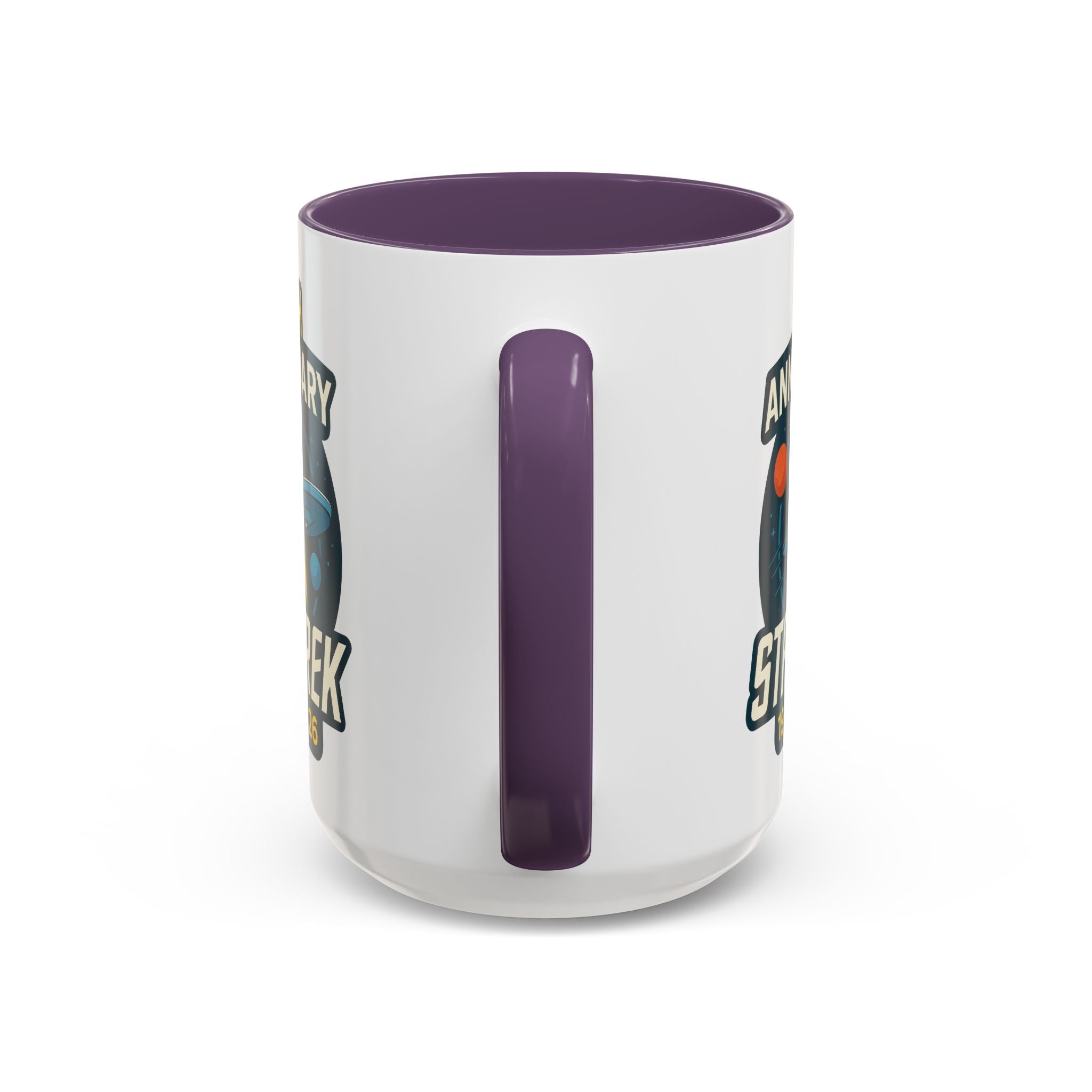 Coffee Mug - Retro Starship Anniversary Design