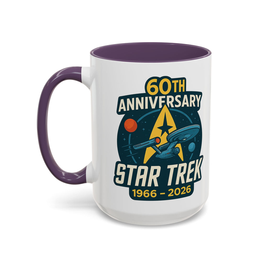 Coffee Mug - Retro Starship Anniversary Design