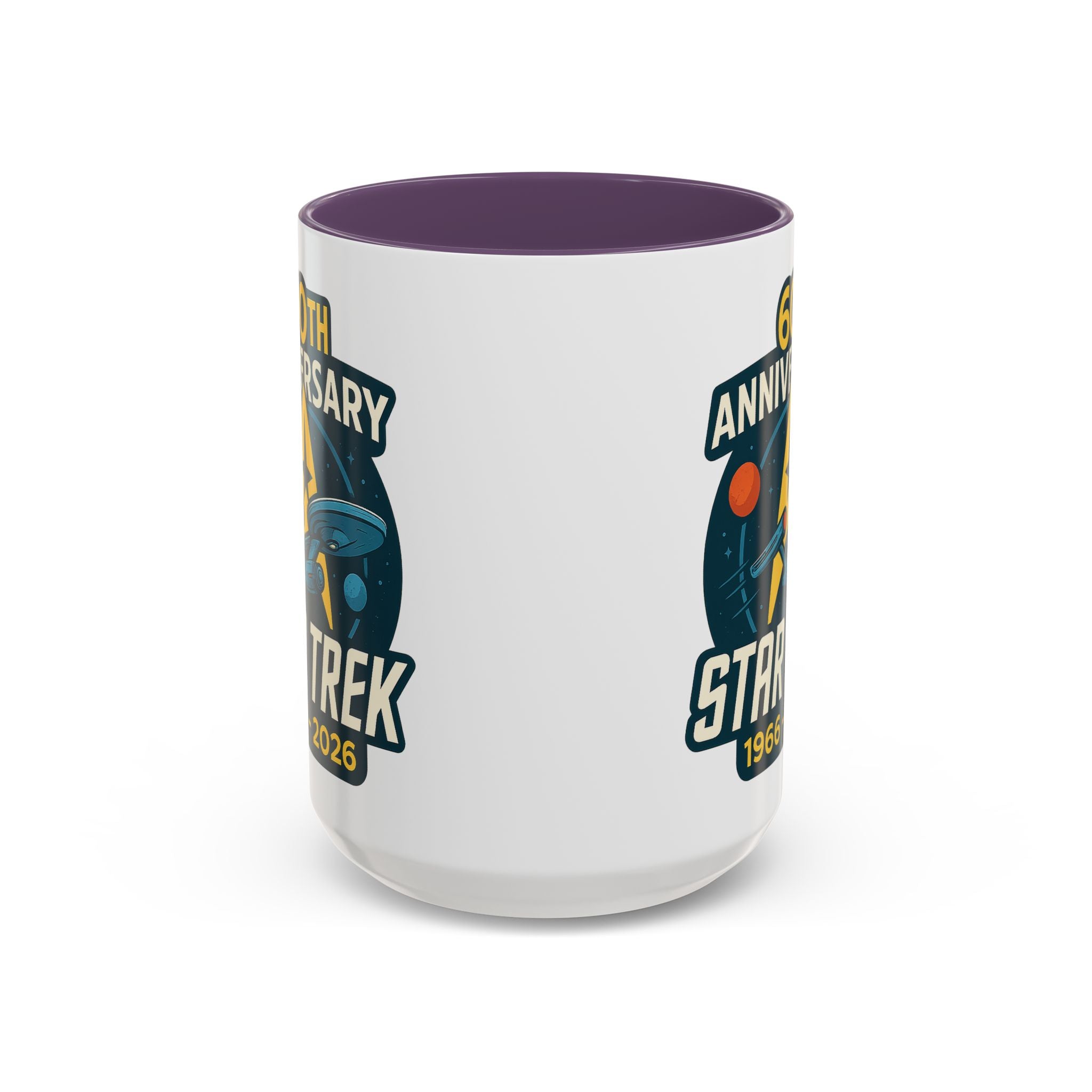 Coffee Mug - Retro Starship Anniversary Design