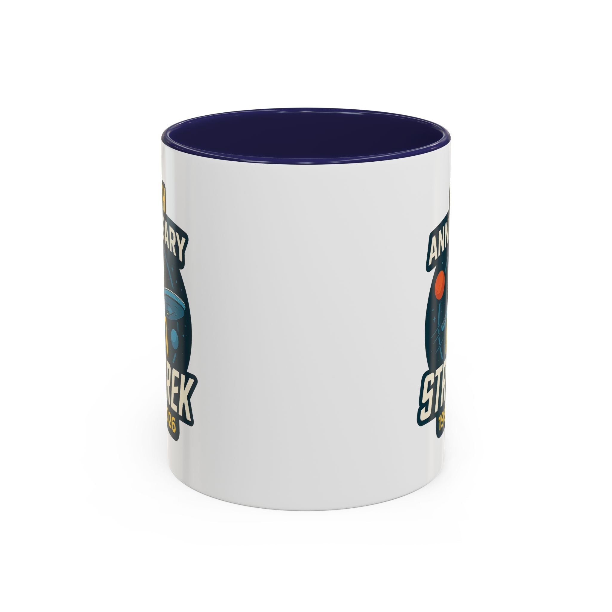 Coffee Mug - Retro Starship Anniversary Design