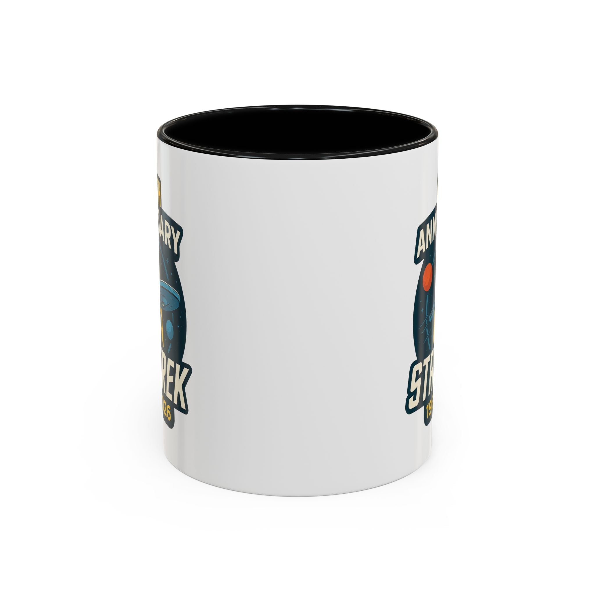 Coffee Mug - Retro Starship Anniversary Design