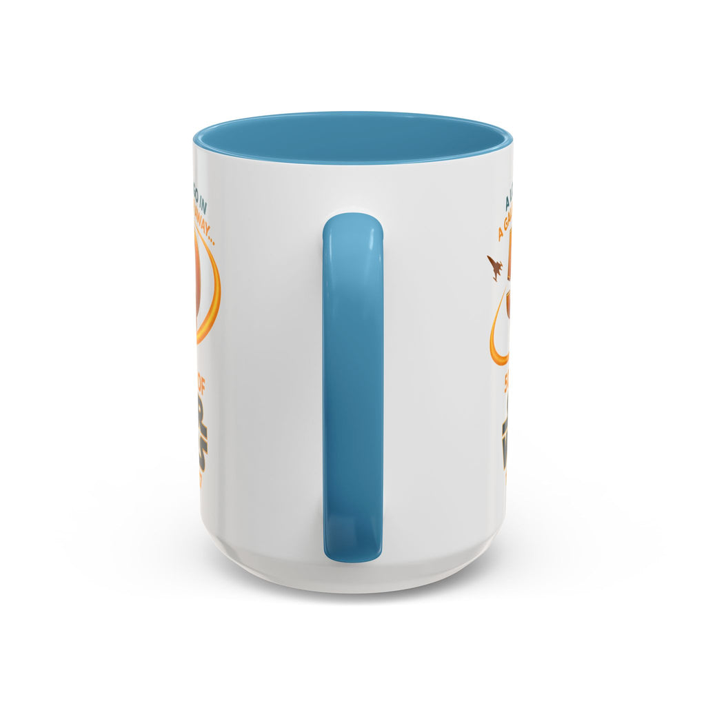 Star Wars 50th Anniversary Accent Coffee Mug — “A Long Time Ago in a Galaxy Far, Far Away” (1977–2027)