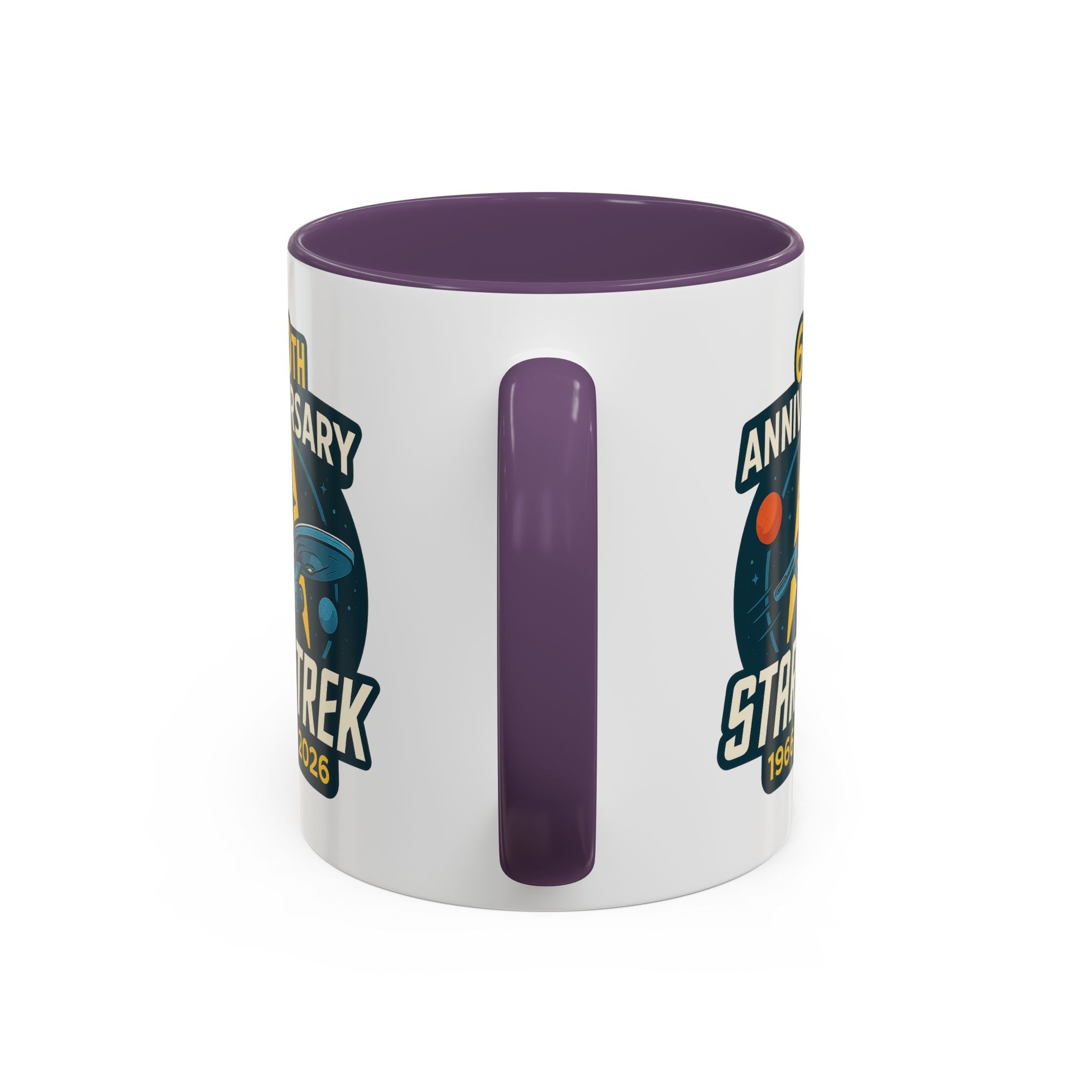 Coffee Mug - Retro Starship Anniversary Design