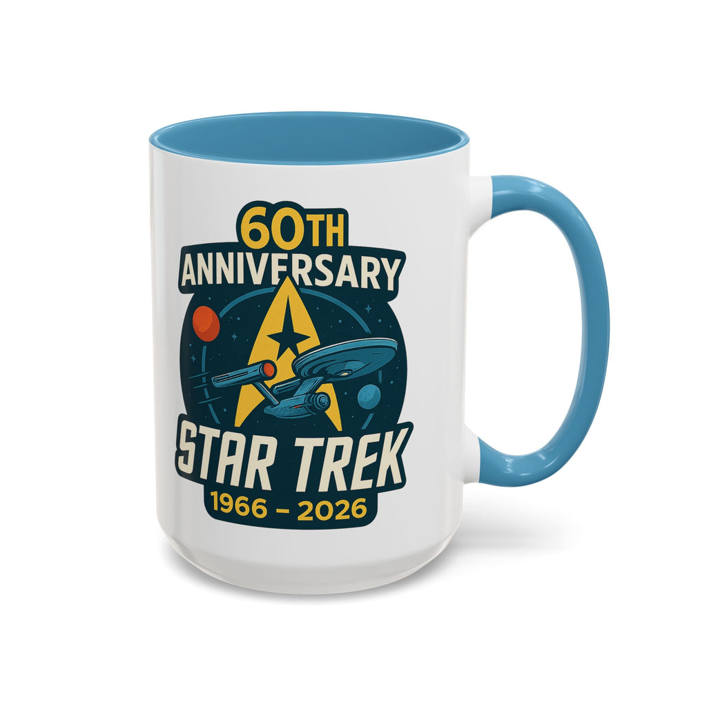 Coffee Mug - Retro Starship Anniversary Design