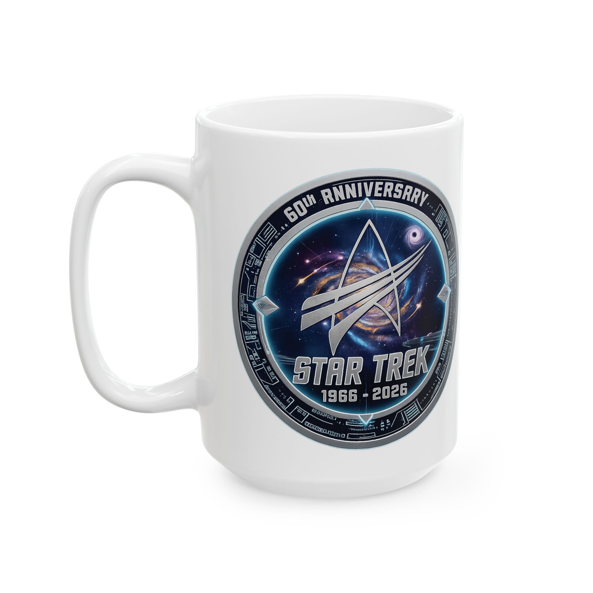 Star Trek Anniversary Mug Circular Design