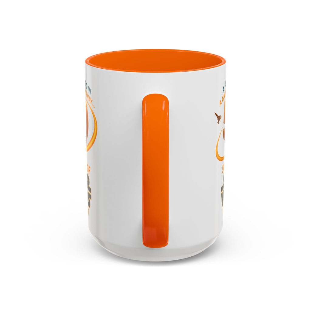 Star Wars 50th Anniversary Accent Coffee Mug — “A Long Time Ago in a Galaxy Far, Far Away” (1977–2027)