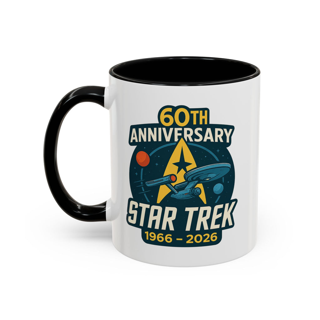 Coffee Mug - Retro Starship Anniversary Design