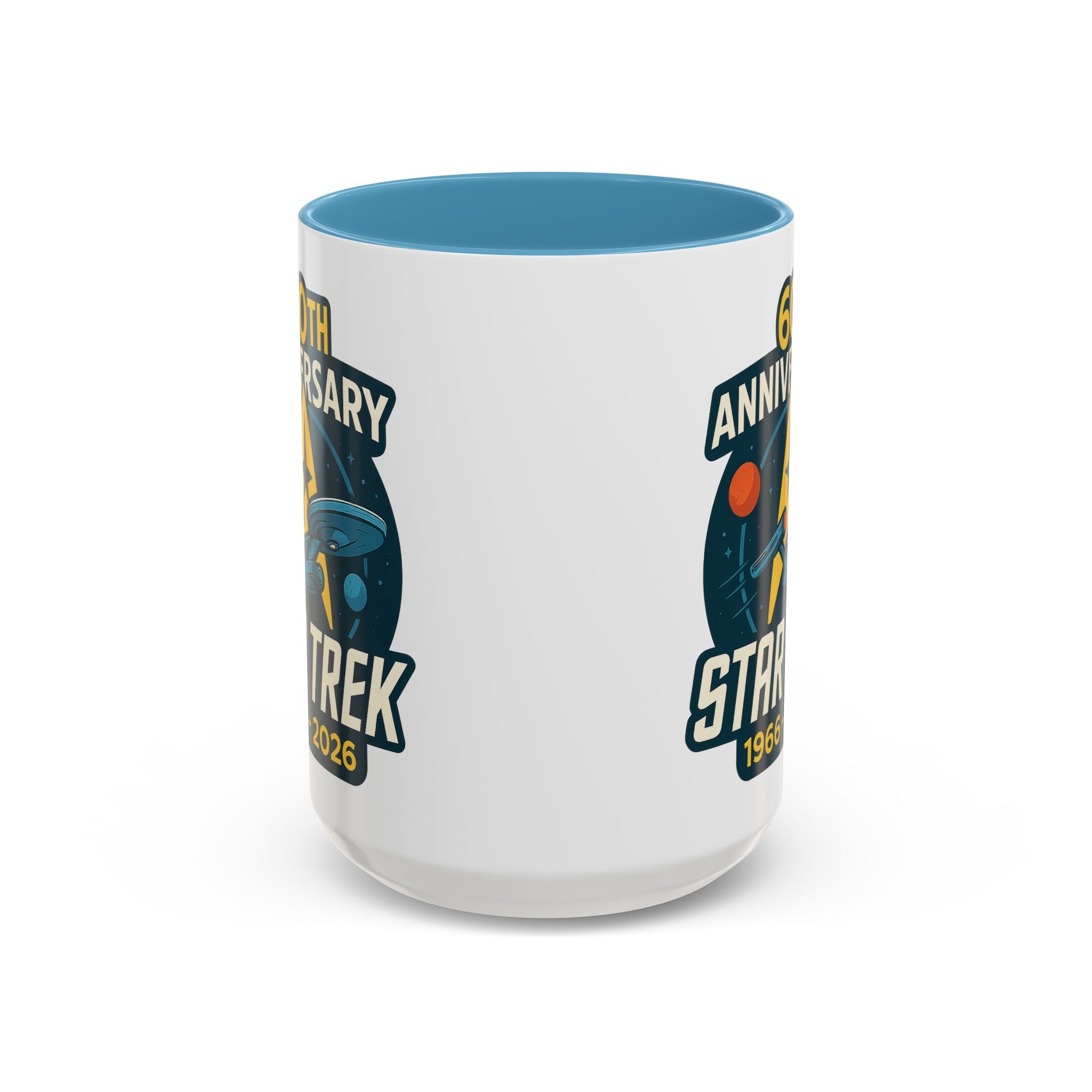 Coffee Mug - Retro Starship Anniversary Design
