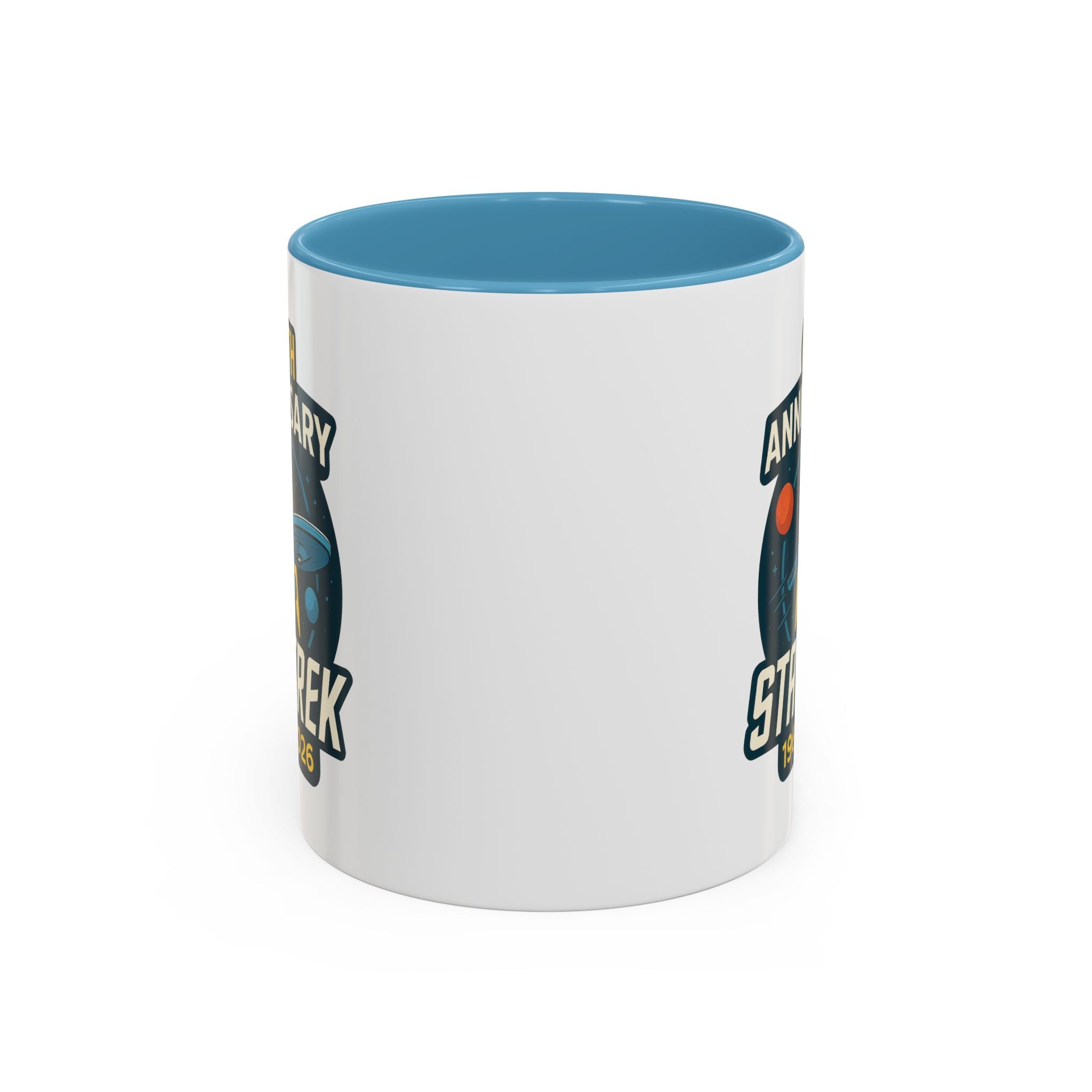 Coffee Mug - Retro Starship Anniversary Design