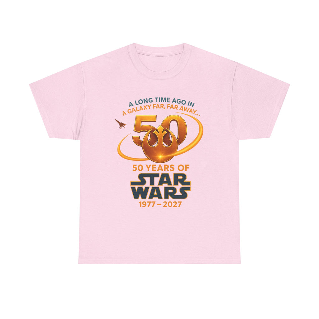 Star Wars 50th Anniversary Tee — "A Long Time Ago" 1977–2027 Commemorative Shirt