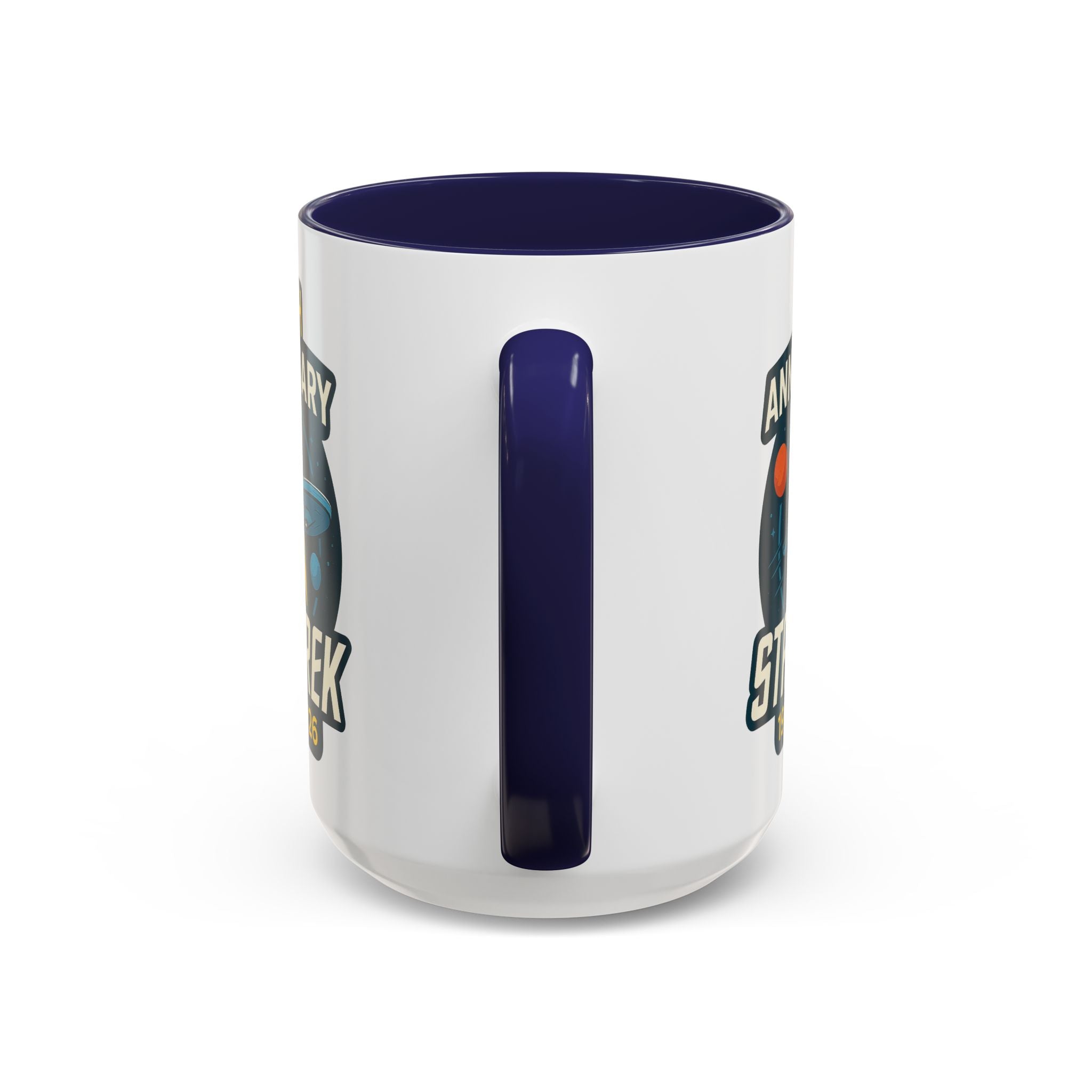 Coffee Mug - Retro Starship Anniversary Design