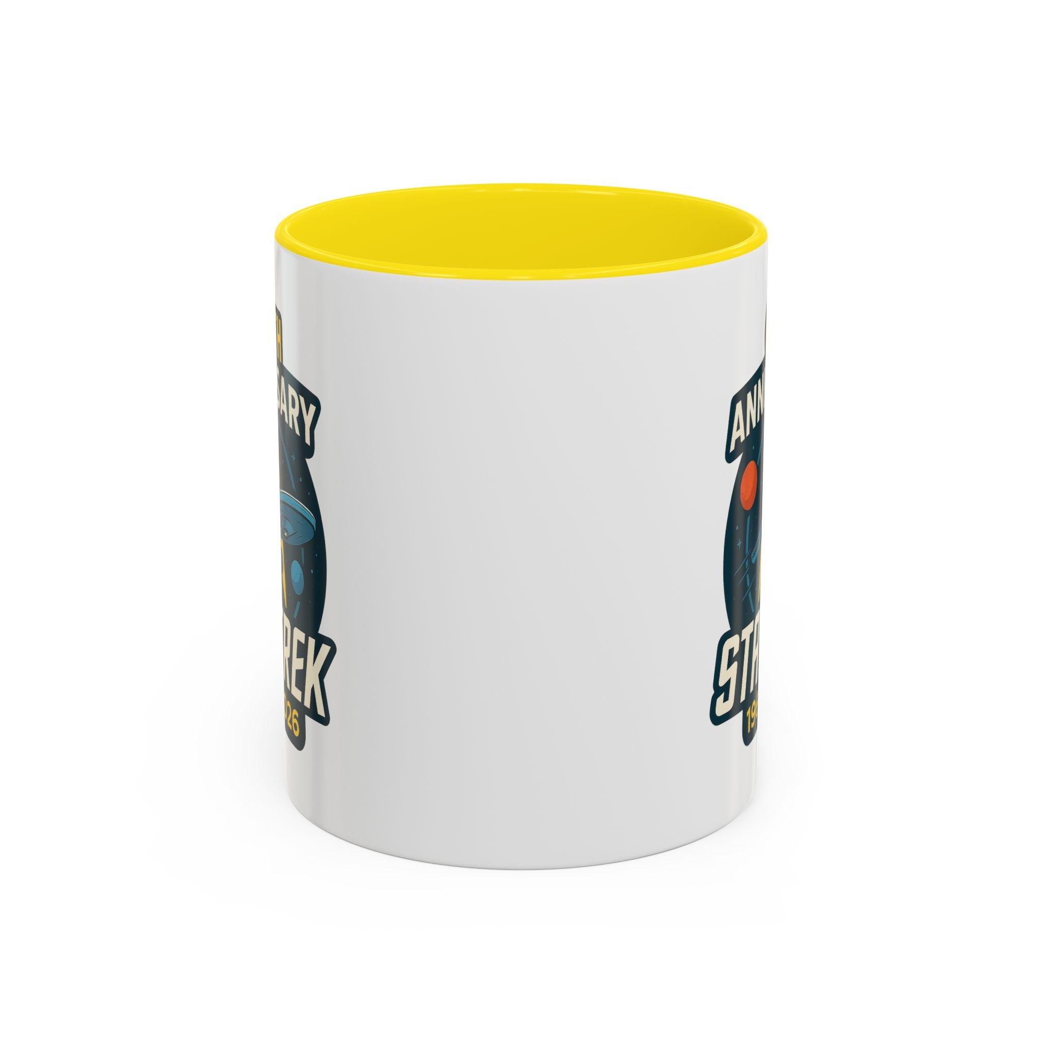 Coffee Mug - Retro Starship Anniversary Design