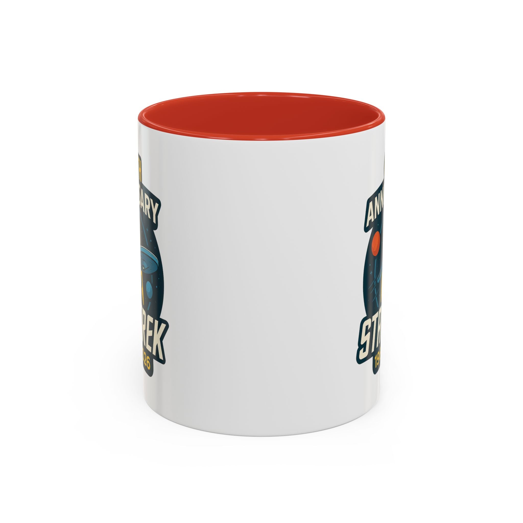 Coffee Mug - Retro Starship Anniversary Design