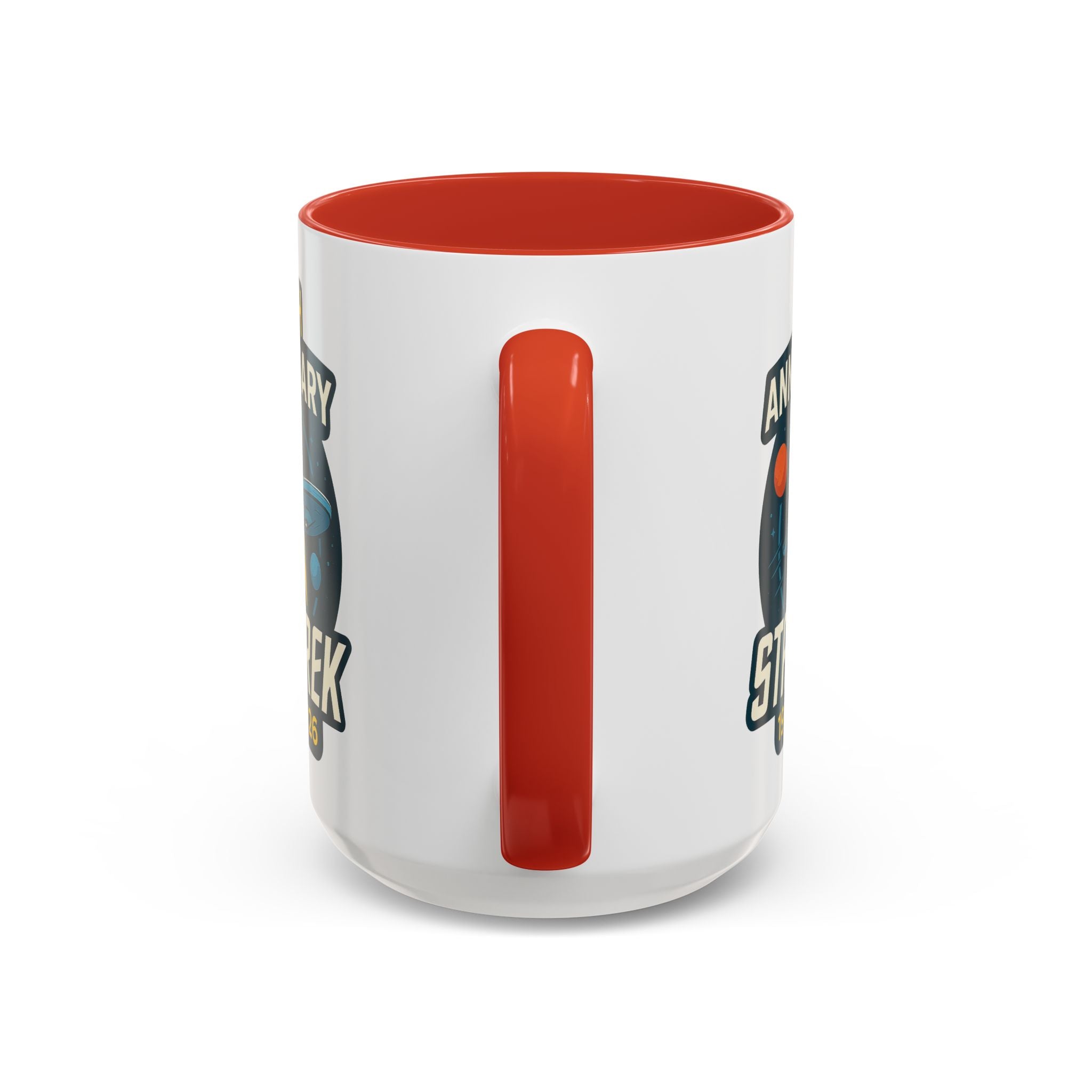 Coffee Mug - Retro Starship Anniversary Design