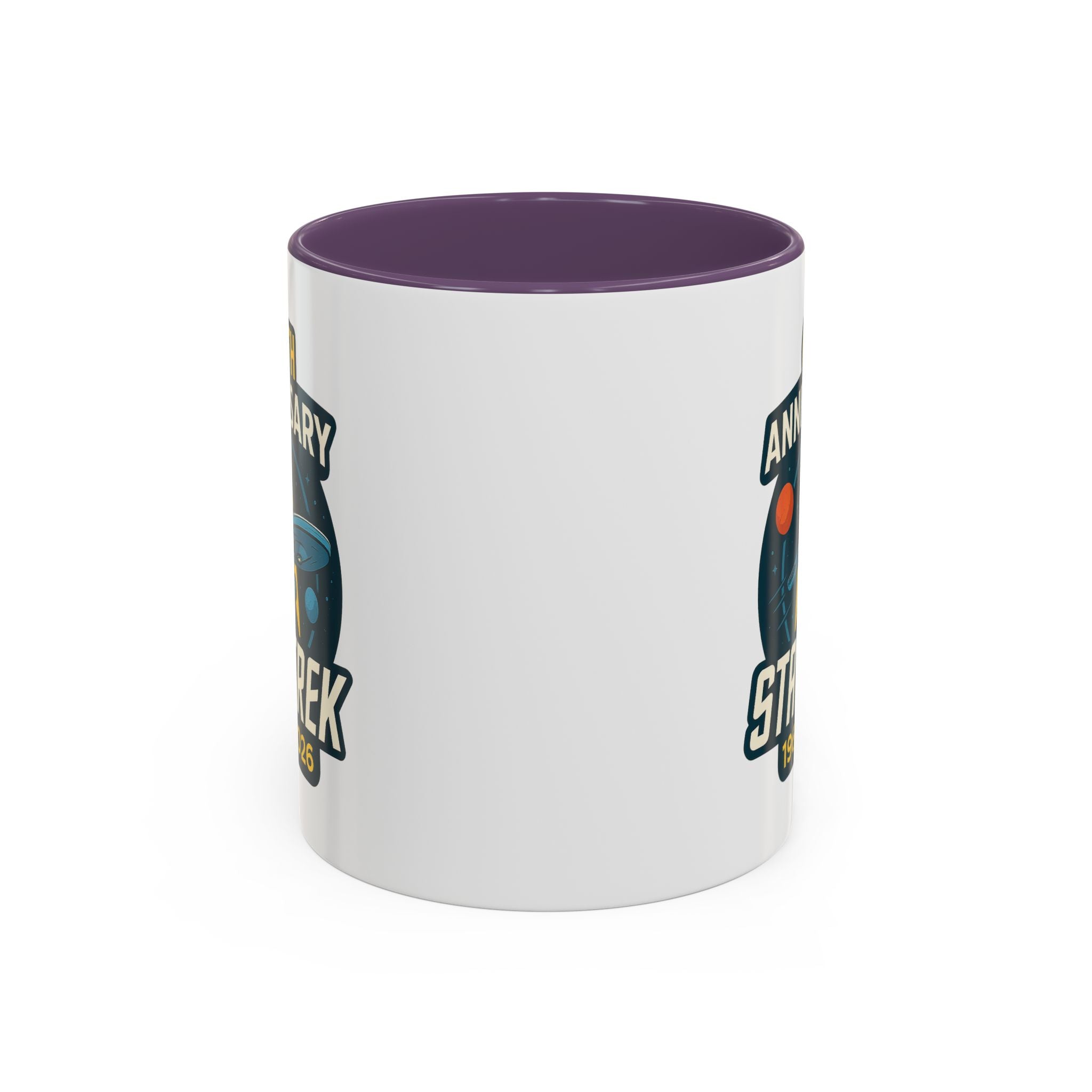 Coffee Mug - Retro Starship Anniversary Design