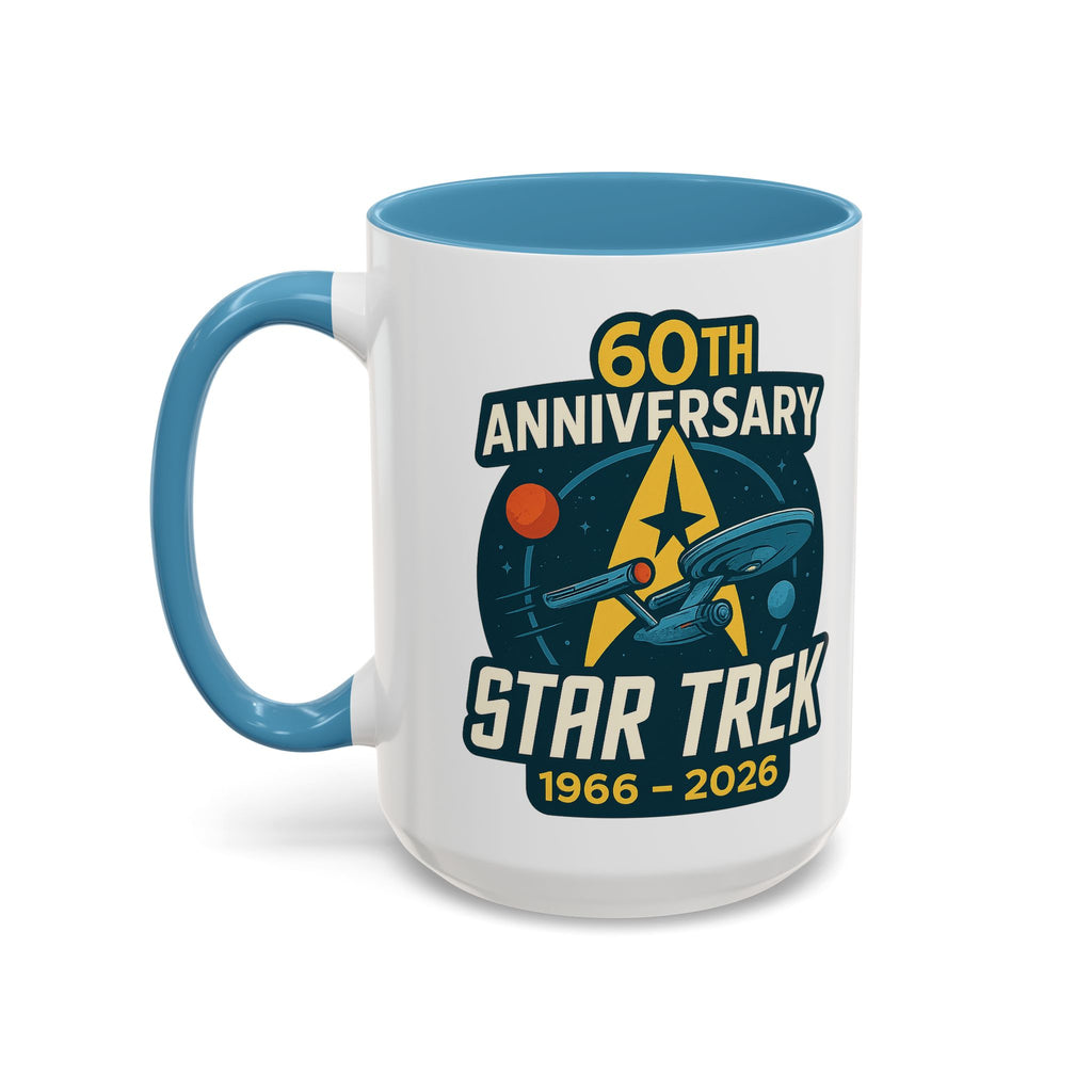 Coffee Mug - Retro Starship Anniversary Design