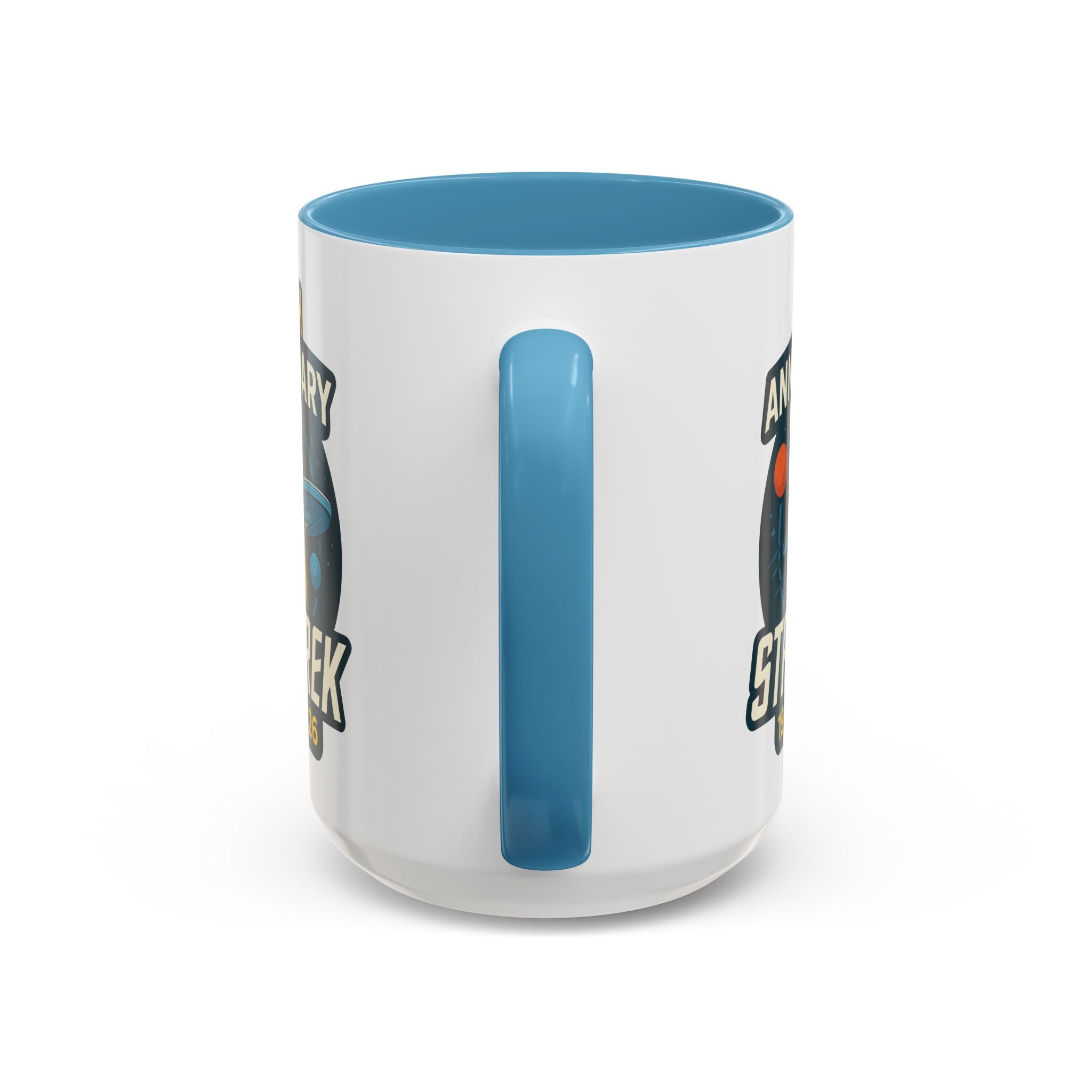 Coffee Mug - Retro Starship Anniversary Design