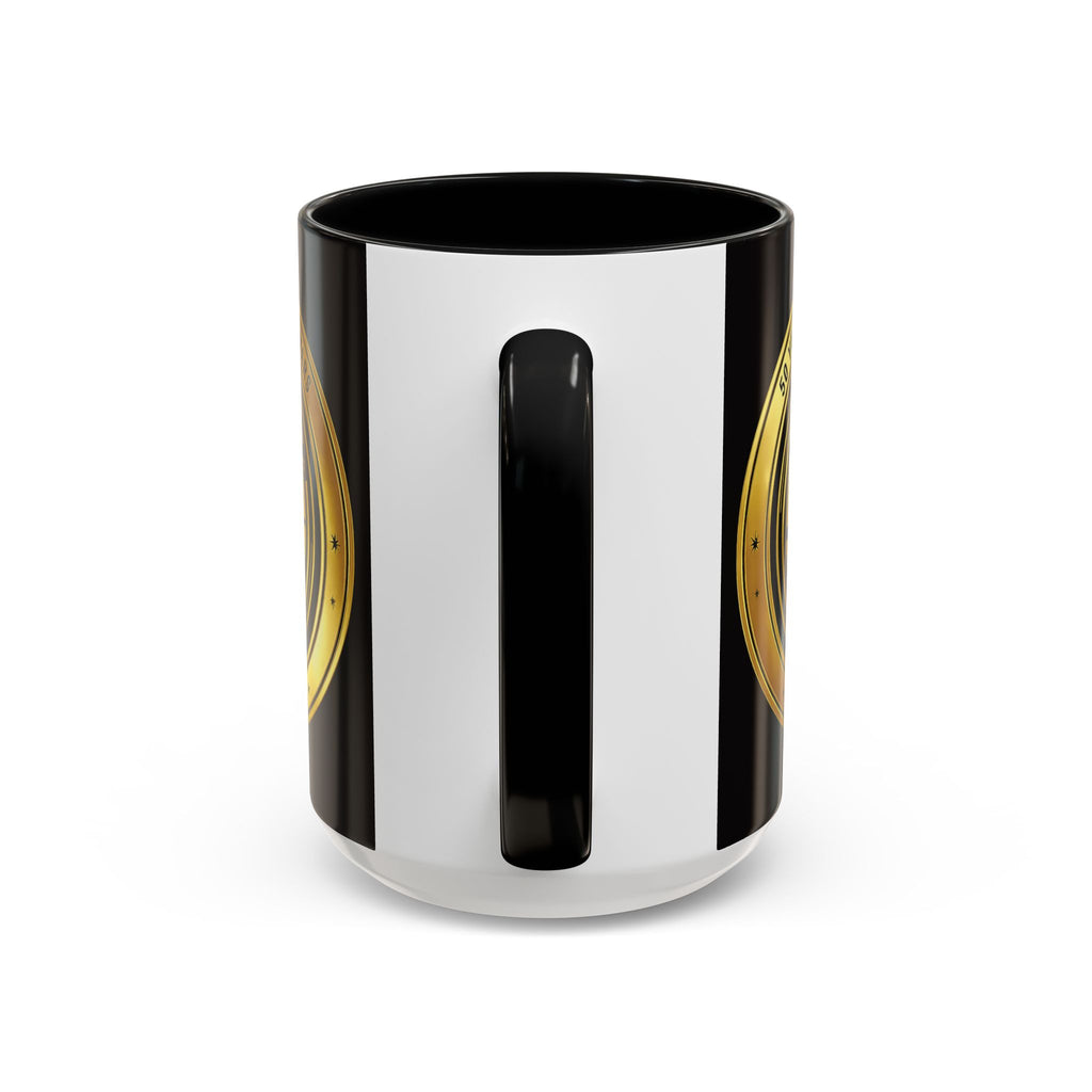 50th Anniversary Star Wars Coffee Mug — 1977–2021 Gold Emblem Accent Mug (11/15 oz)