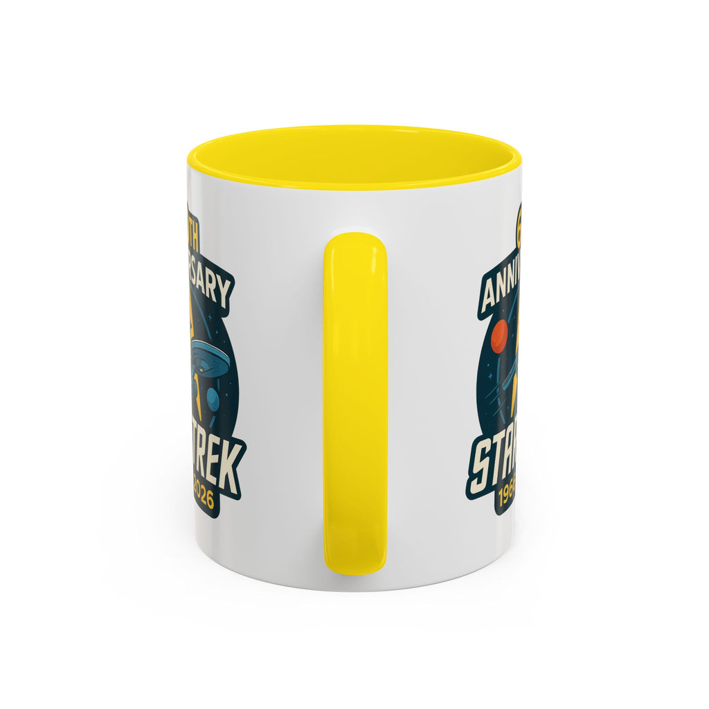 Coffee Mug - Retro Starship Anniversary Design