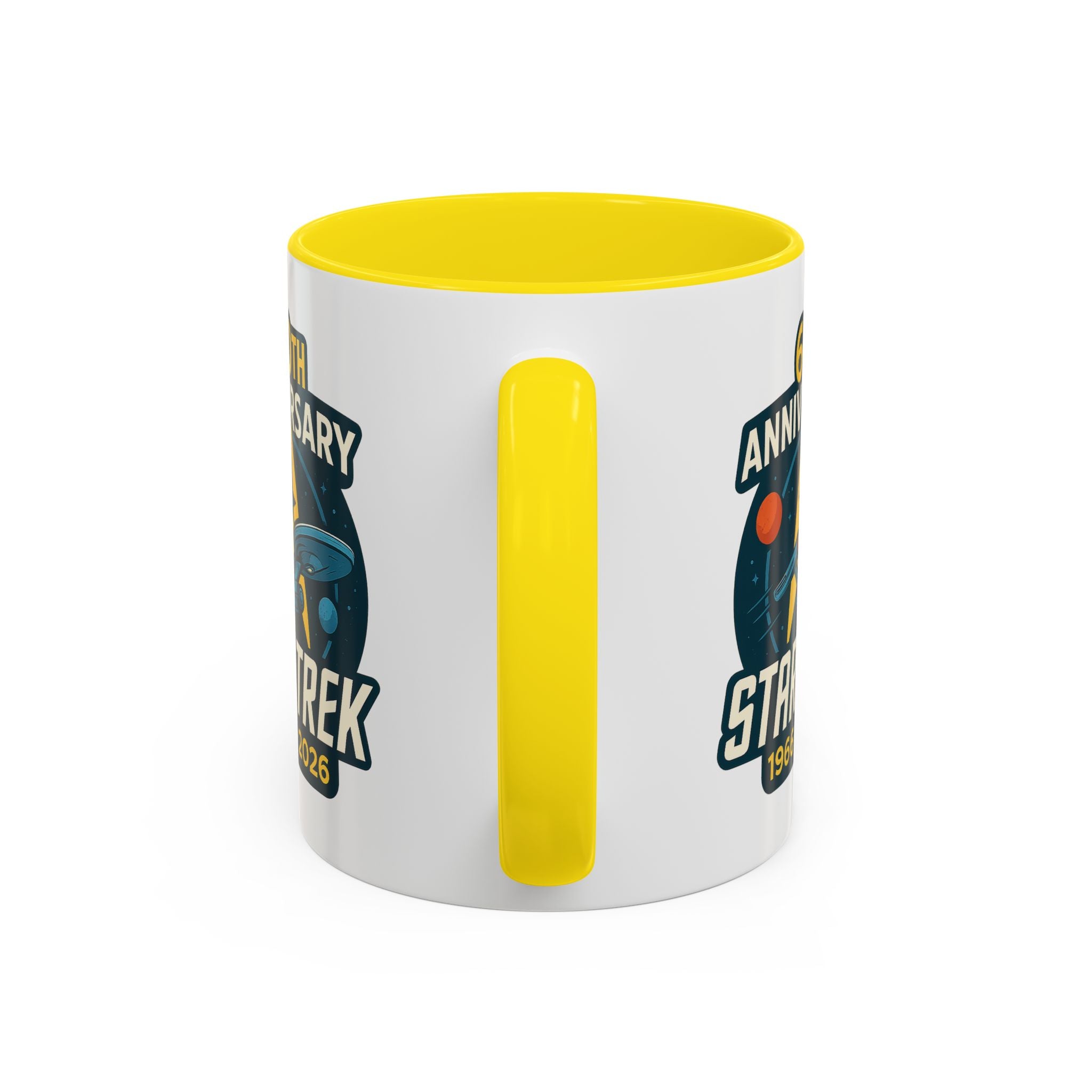 Coffee Mug - Retro Starship Anniversary Design