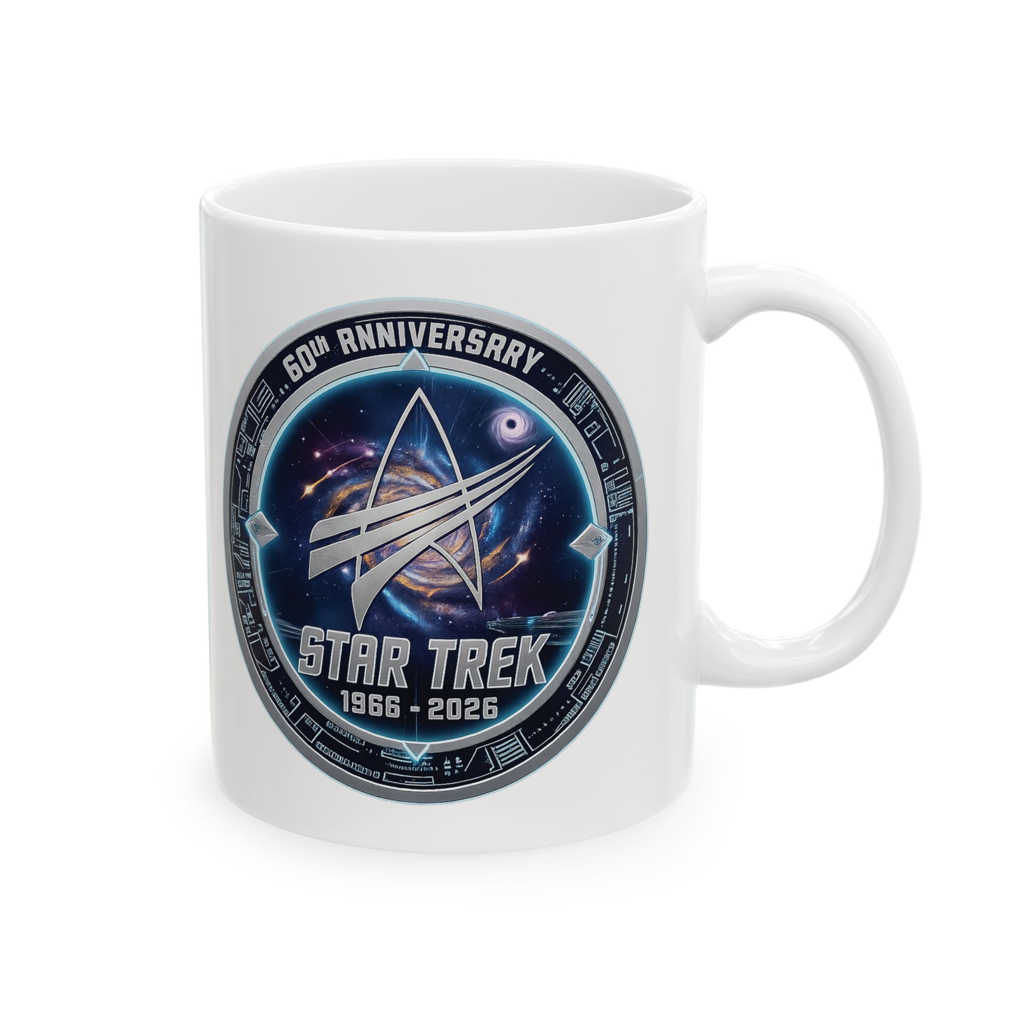 Star Trek Anniversary Mug Circular Design