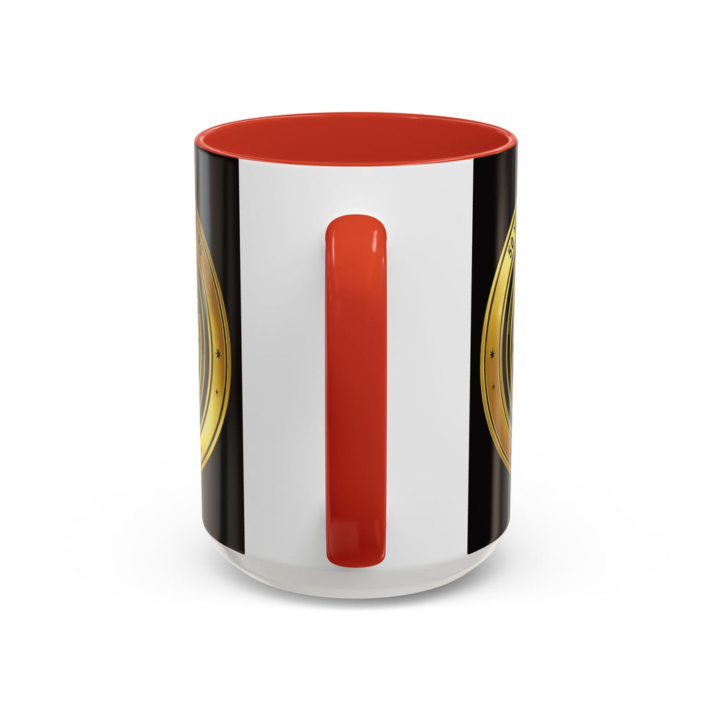 50th Anniversary Star Wars Coffee Mug — 1977–2021 Gold Emblem Accent Mug (11/15 oz)