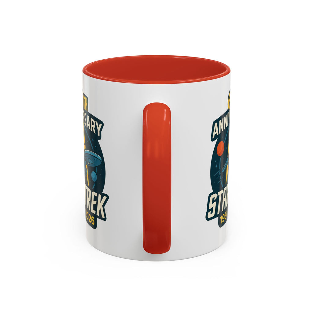 Coffee Mug - Retro Starship Anniversary Design