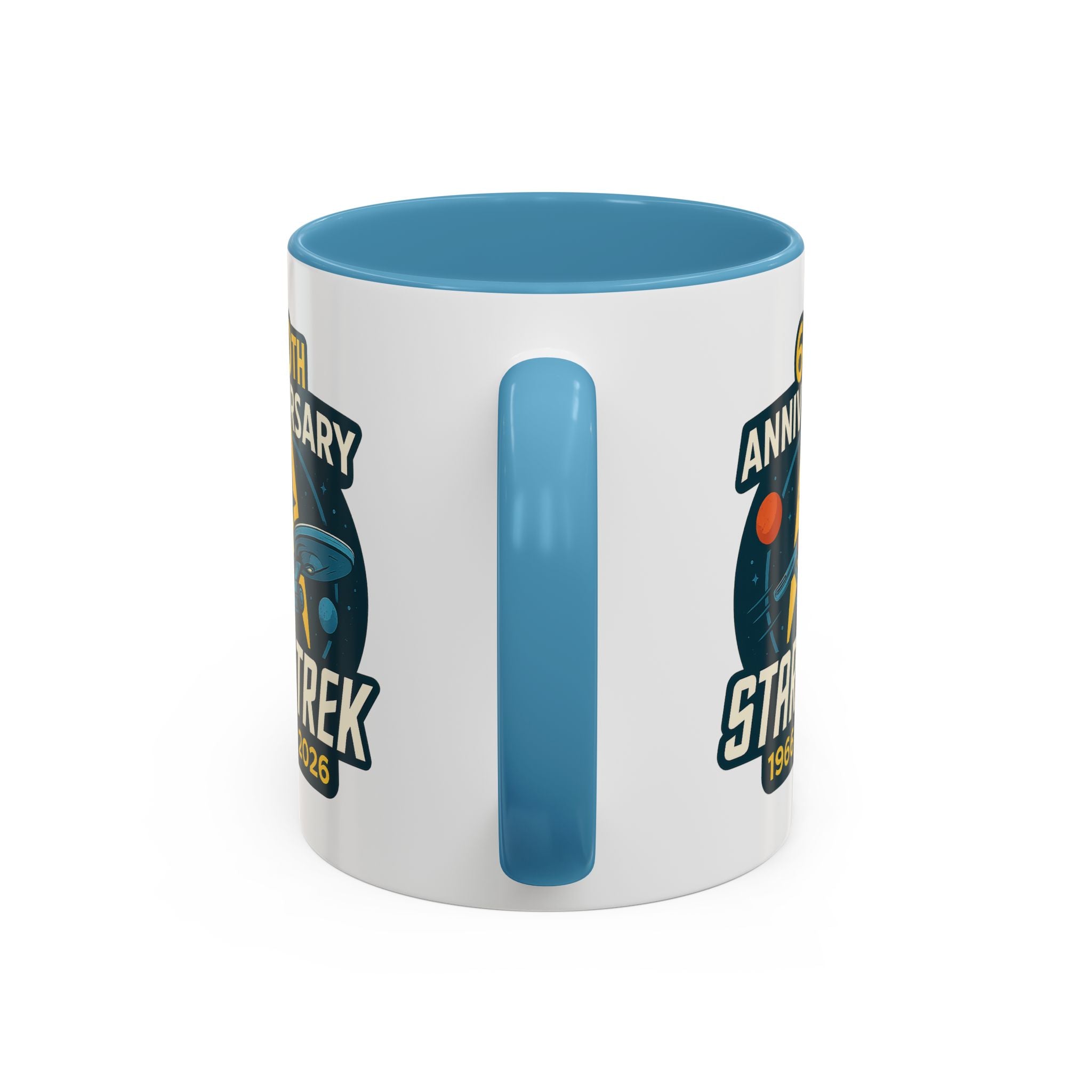 Coffee Mug - Retro Starship Anniversary Design