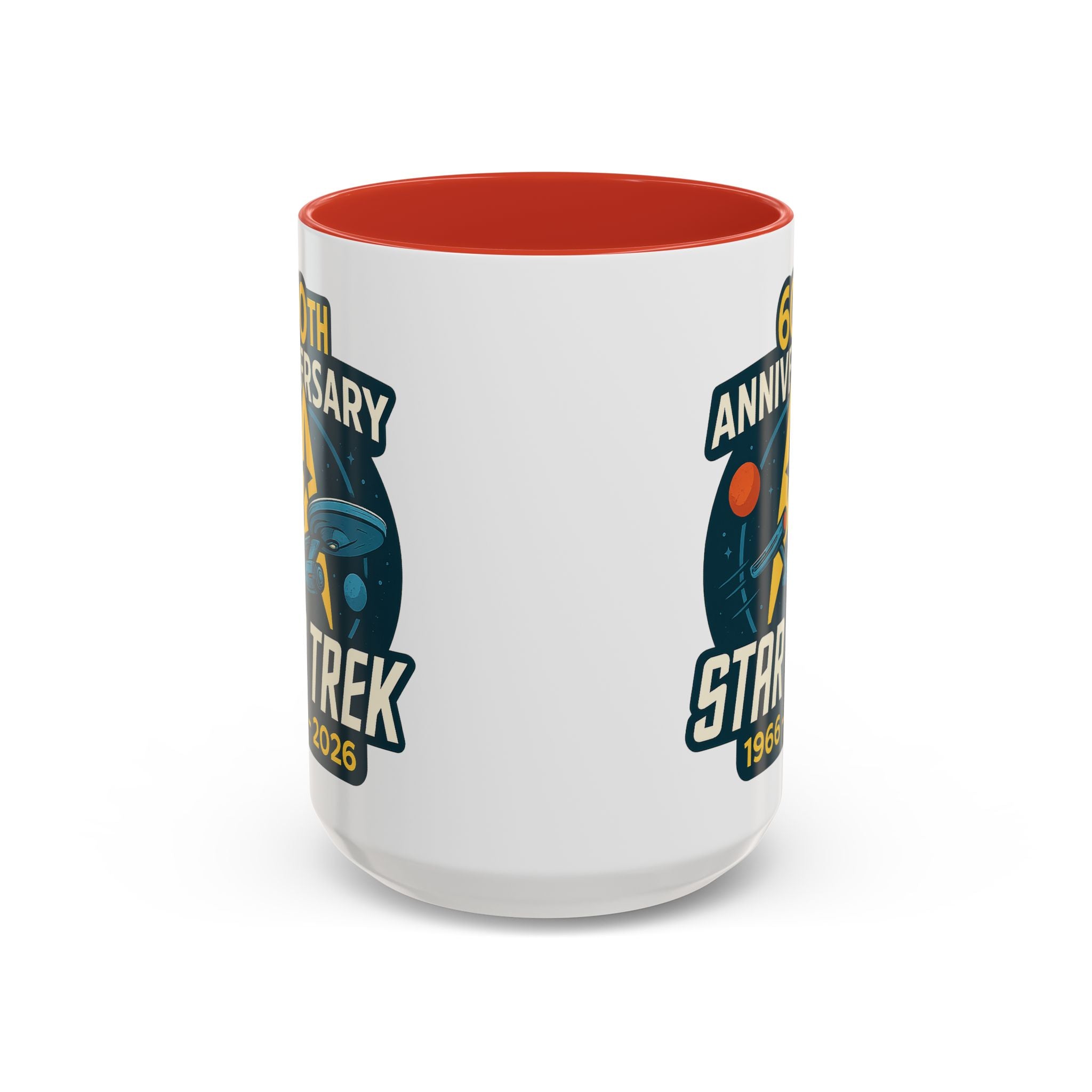 Coffee Mug - Retro Starship Anniversary Design