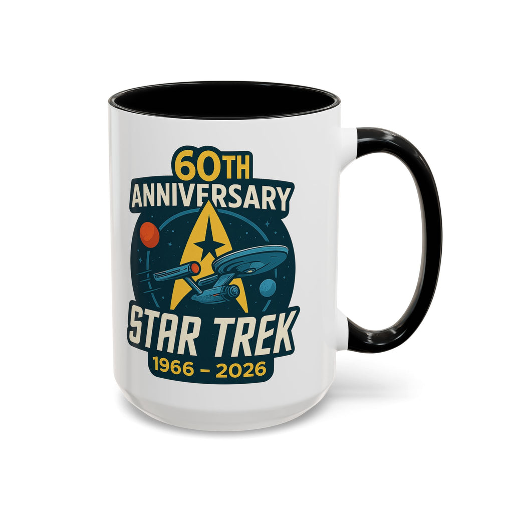 Coffee Mug - Retro Starship Anniversary Design