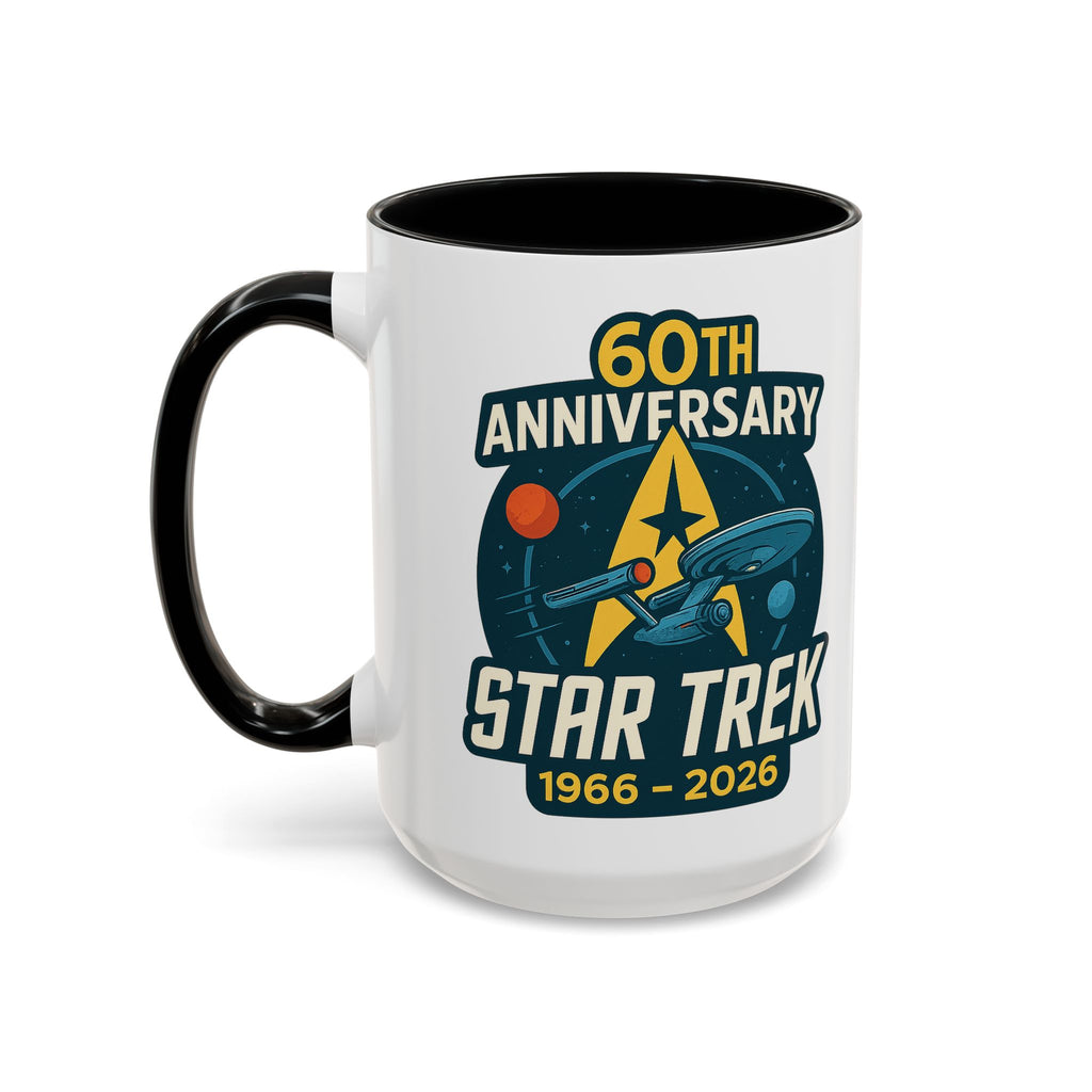 Coffee Mug - Retro Starship Anniversary Design